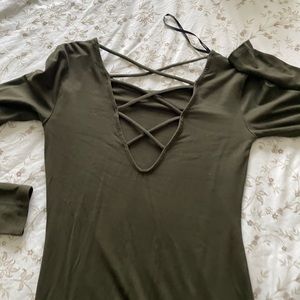 SIRENS DRESS GREEN SMALL